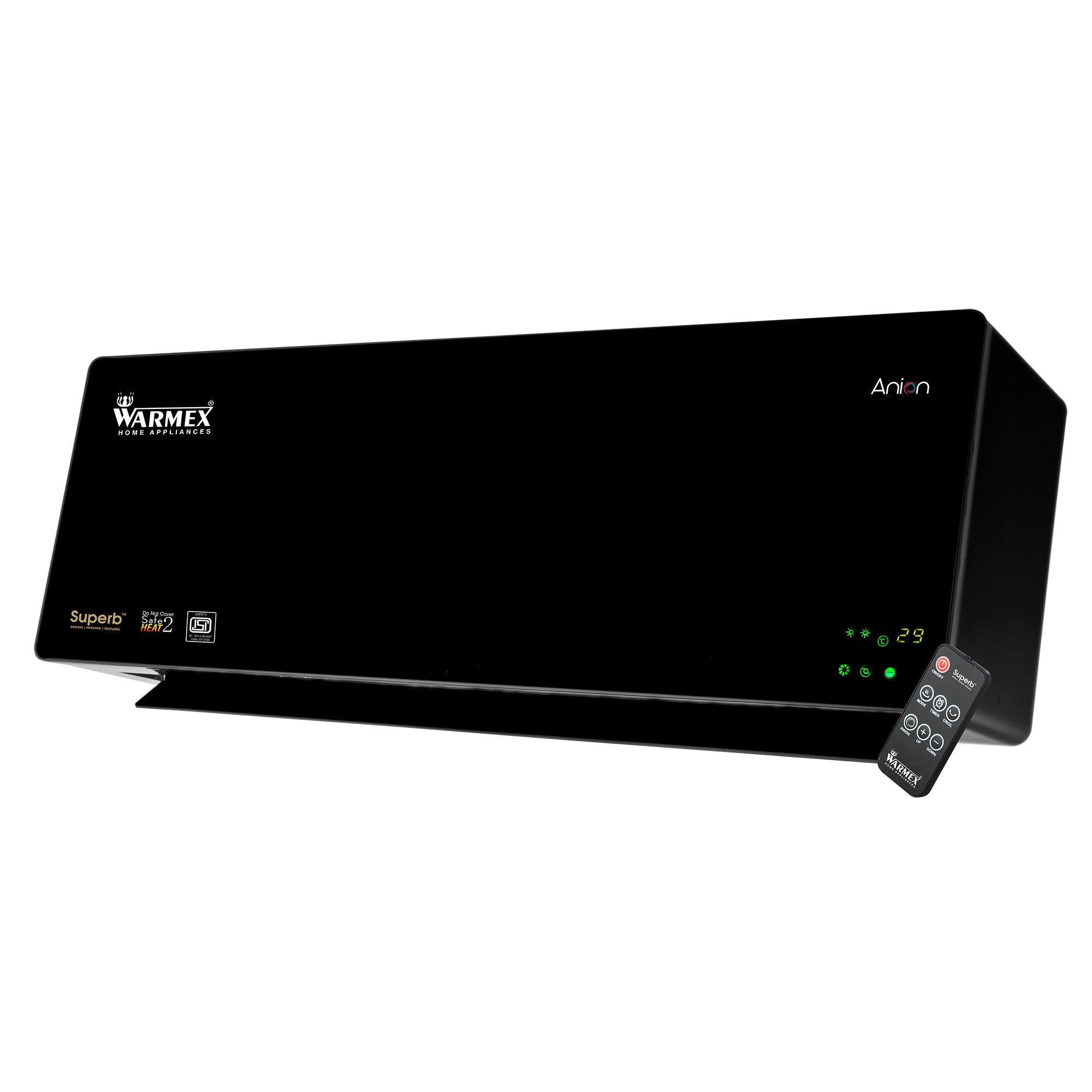 Warmex Wall Mount PTC Room Heater For Home 1000/2000 With Over