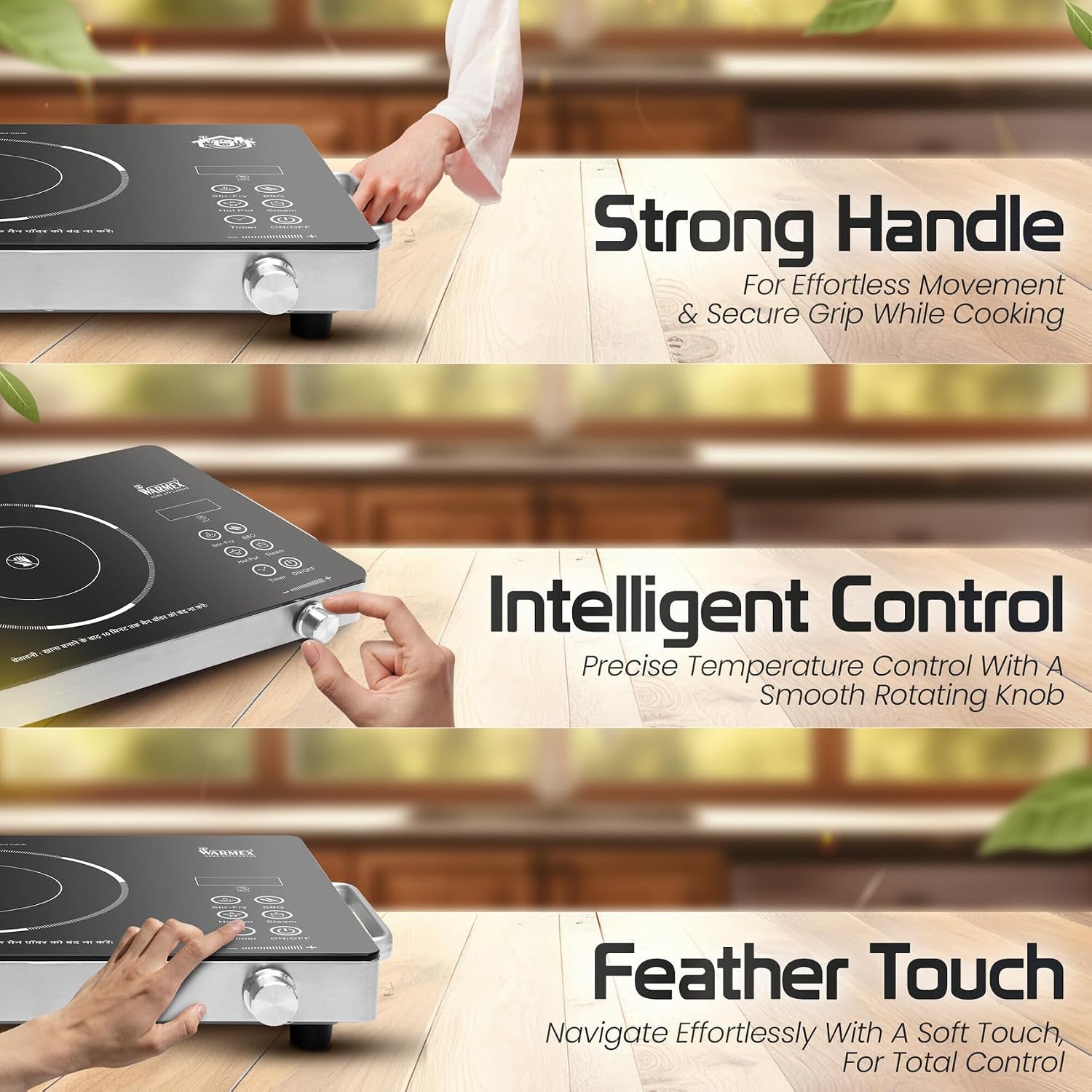 Warmex Home Appliances 2200w Infrared Cooktop, Electric Induction for ...