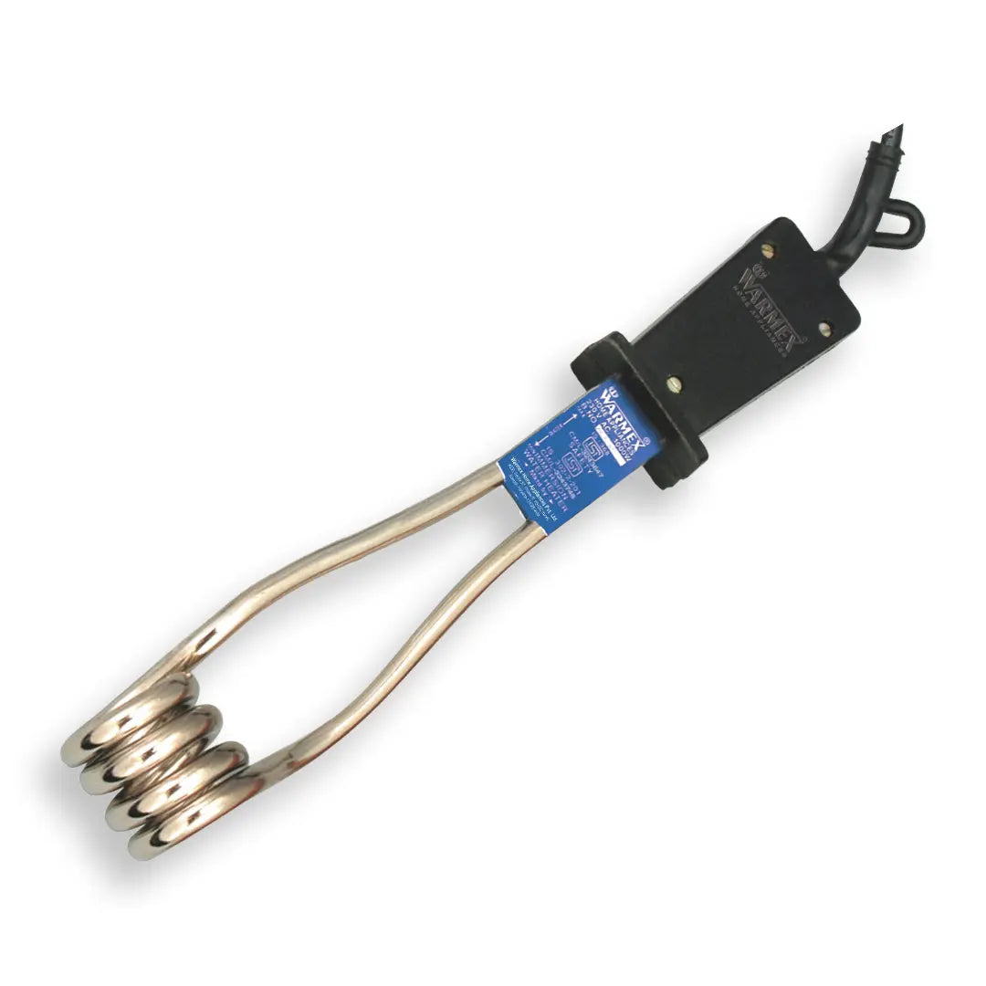 Warmex 1000W Electric Immersion Heater IH-1000, Instant Water Heating with Copper Element, Durable & Efficient, Includes Bucket Holder for Easy Use, Safe & Reliable for Quick Hot Water warmexhomeappliances