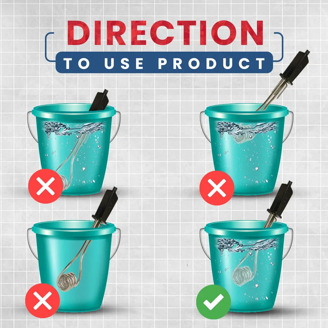 Warmex 1500 Watts shock proof Immersion Rod