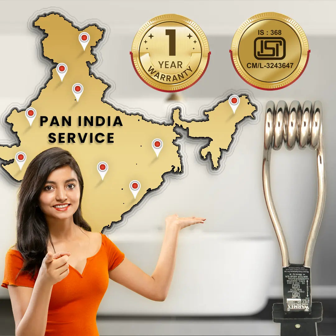 Warmex 1500 Watts shock proof Immersion Rod