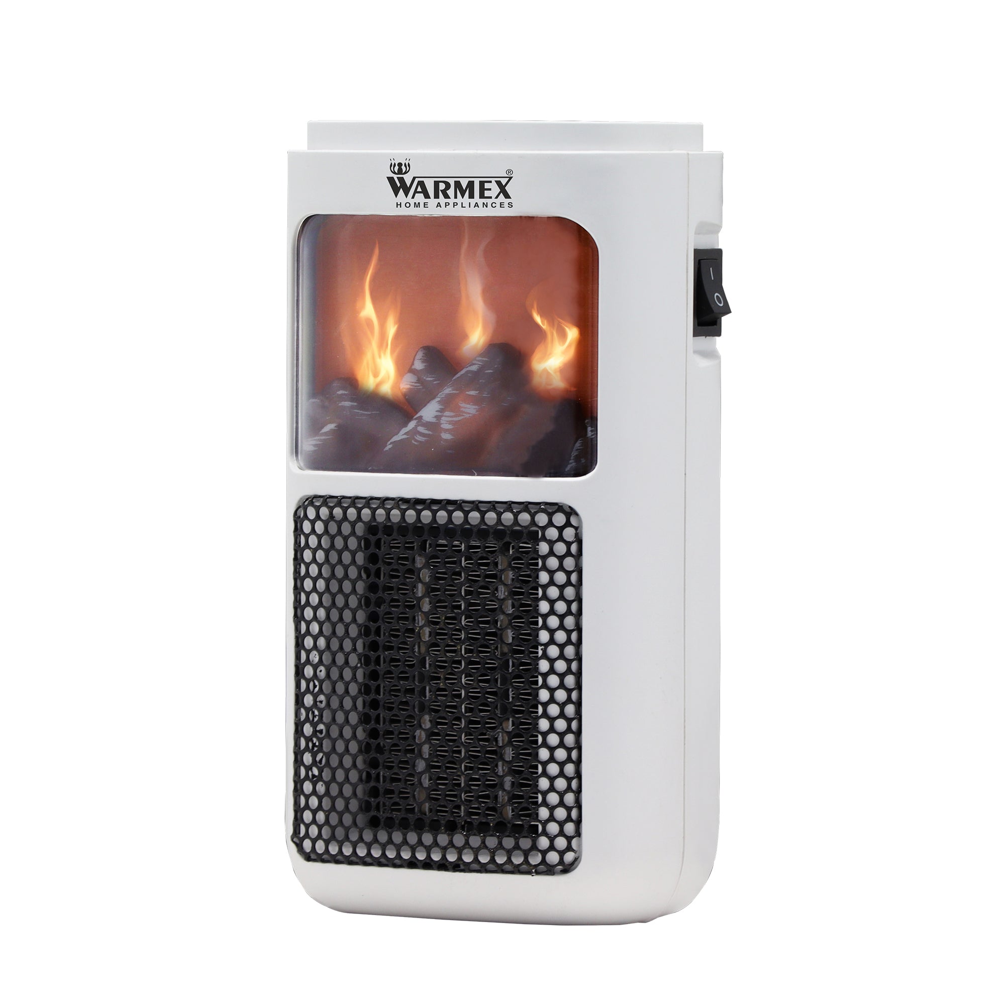 Warmex 400 Watts Electric PTC Heater/Wall Mount Heater/Fan Heater/Room Heater MINI BONFIRE with 15-45°C Variable Temperature Setting & 30 Seconds Time Lapse