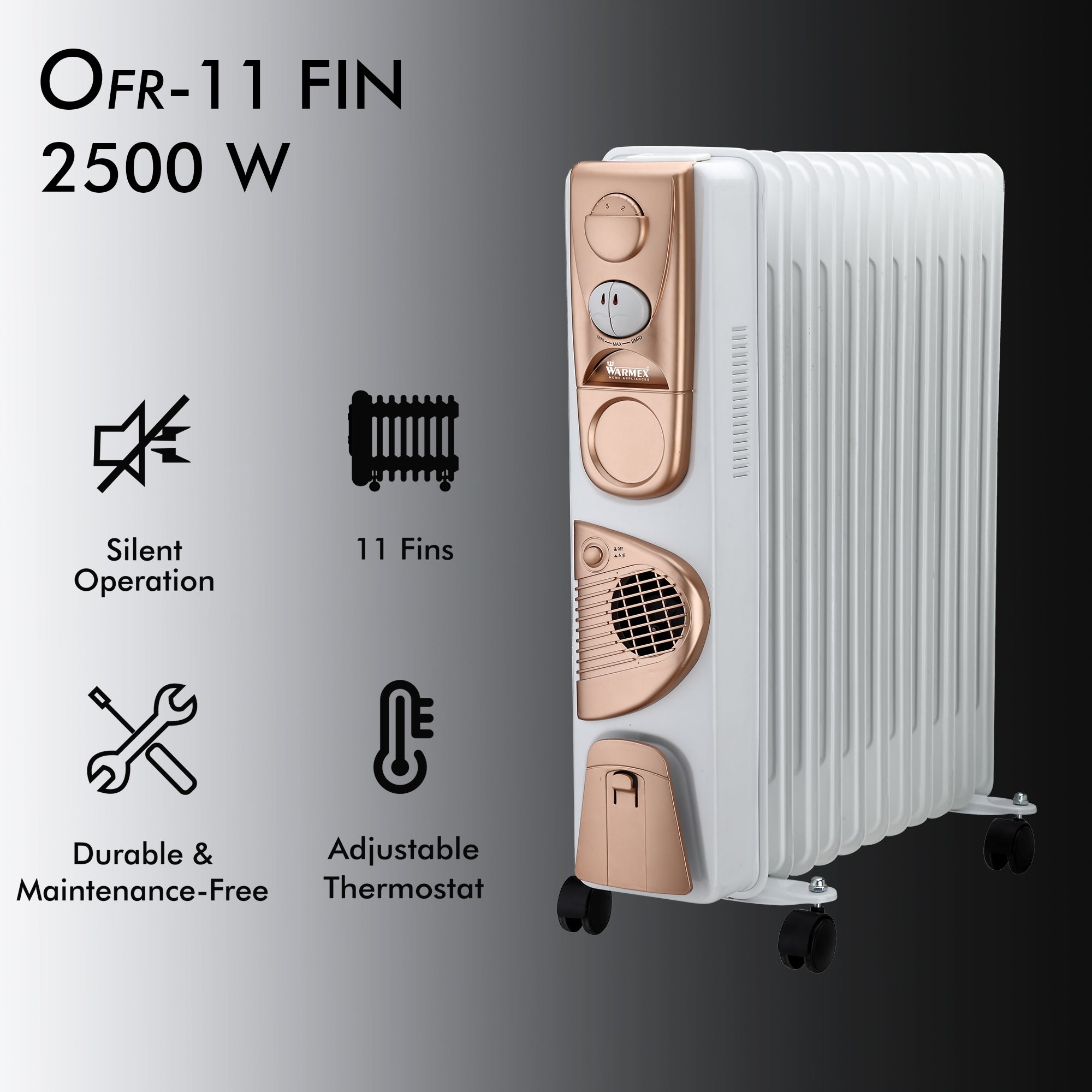 OFR-11 White & Gold warmexhomeappliances
