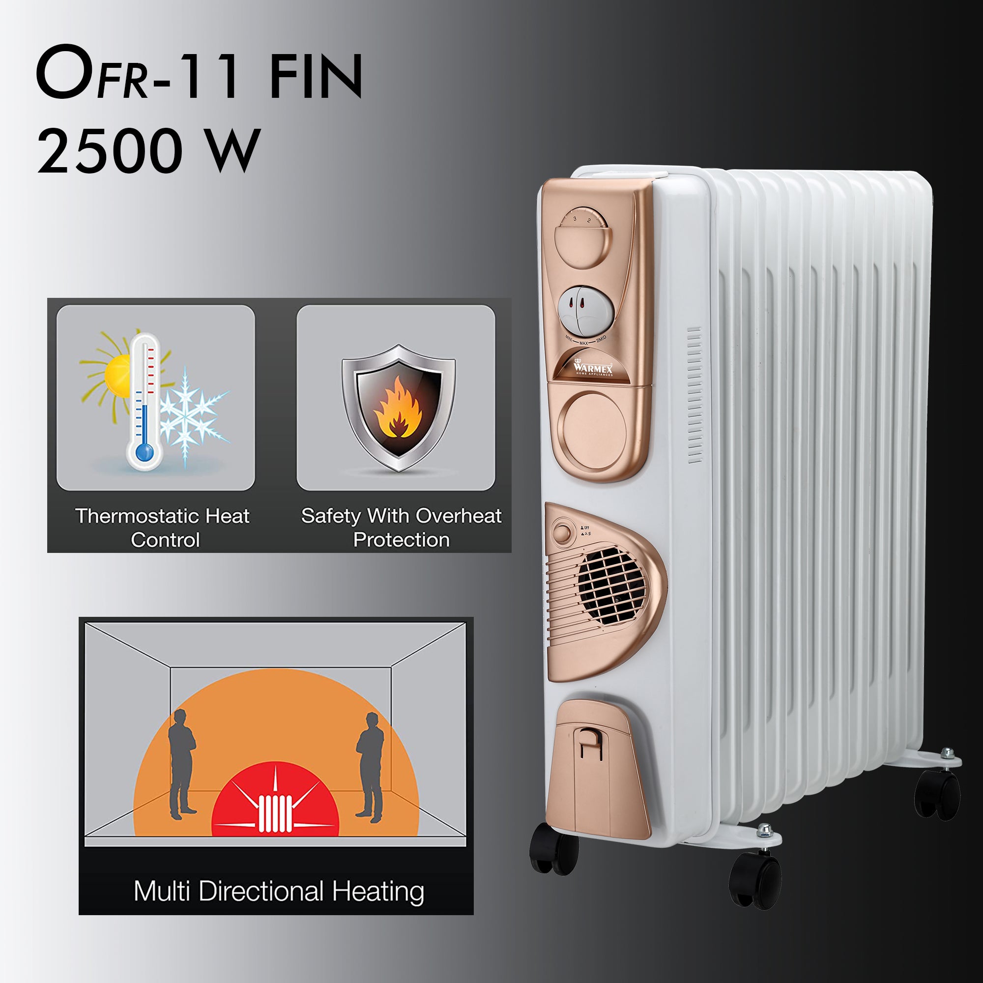 OFR-11 White & Gold warmexhomeappliances