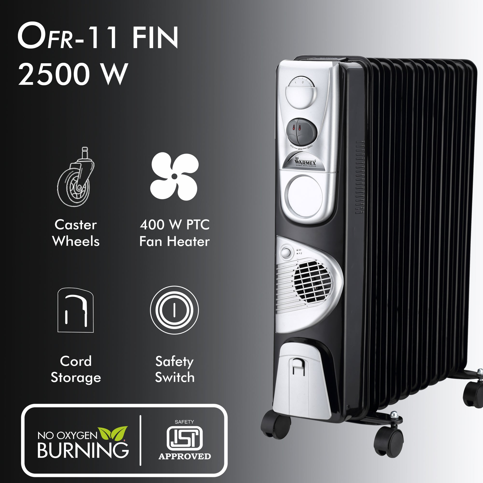 OFR-11 ब्लैक एंड सिल्वर 