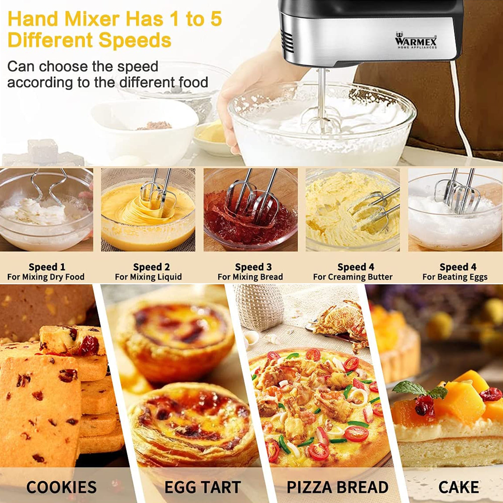 Warmex 400 Watts Hand Mixer warmexhomeappliances2