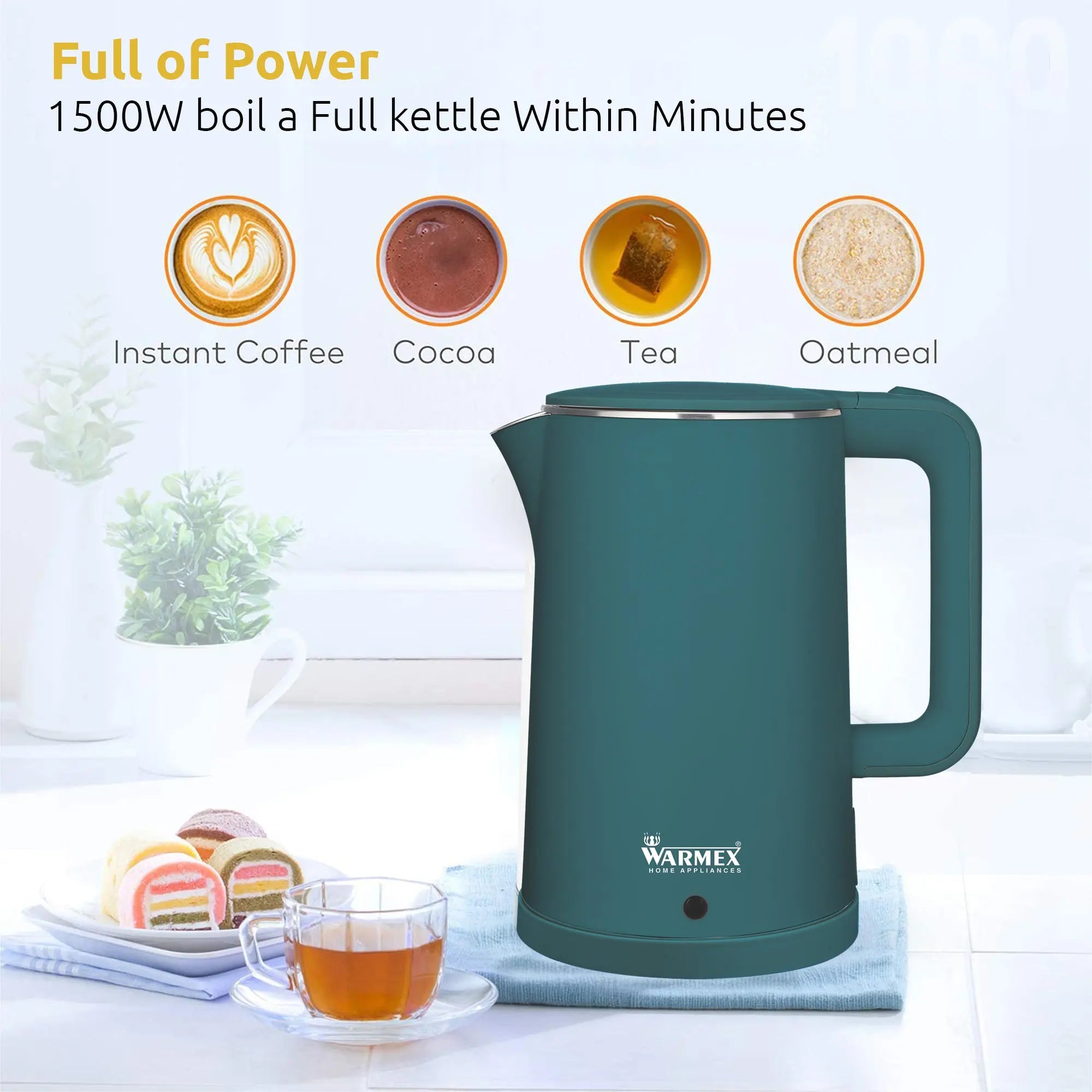 Warmex Electric Kettle KW80 with Keep Warm Function warmexhomeappliances2